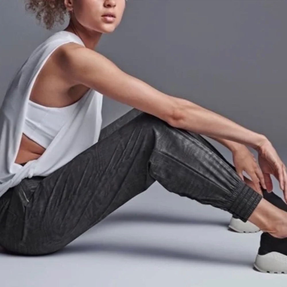 Athleta Camden Printed Gray Jogger